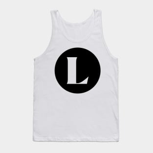 L (Letter Initial Monogram) Tank Top